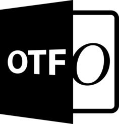 Otf Open File Format Digital Sketch Svg Design, Free Vectors File